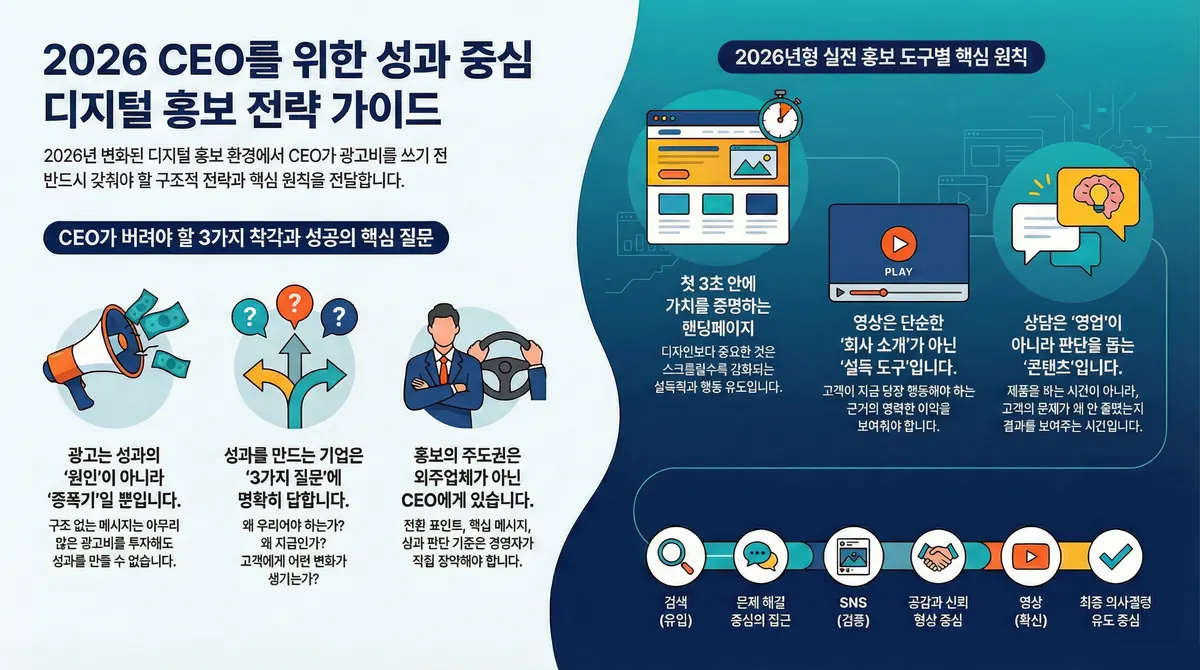 2026 CEO 마케팅 가이드북 인포그래픽